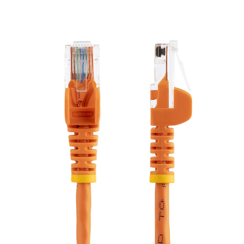 StarTech.com 15 ft Orange Snagless Category 5e (350 MHz) UTP Patch Cable networking cable