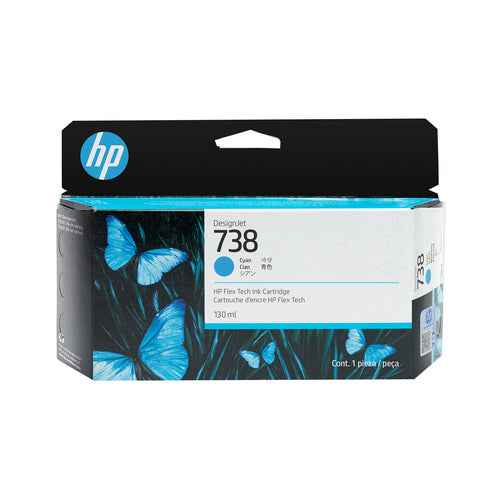 HP 738 130 ml Cyan DesignJet Tintenpatrone Druckkopf