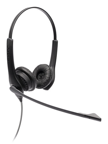 Jabra BIZ 1100 EDU Wired Headset - Duo USB, 80-20000 Hz, Lightweight Educational Headset