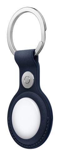 Apple AirTag FineWoven Key Ring Deep Blue Stainless Steel Case