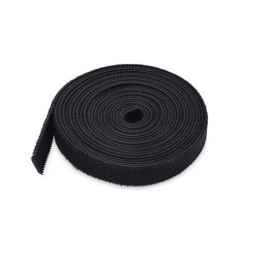 Kabel-Organizer 23m Klettbandrolle Schwarz Verstellbare Gewebebinder
