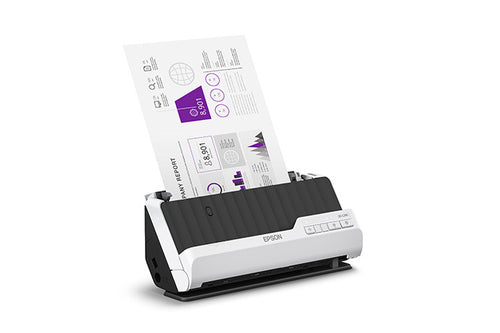 Epson DS-C330 Dokumentenscanner – Hochleistungs-Dokumentenscanner, 50.000 Seiten Kapazität, Schwarz/Grau