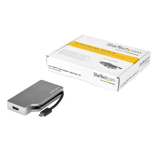 StarTech.com USB-C Multiport Video-Adapter – HDMI, VGA, Mini DisplayPort, 4K-Auflösung
