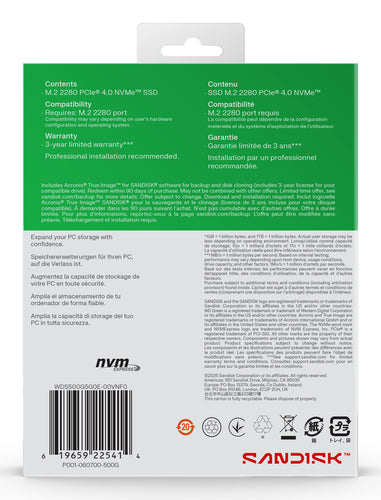 Western Digital Green WD SN3000 NVMe