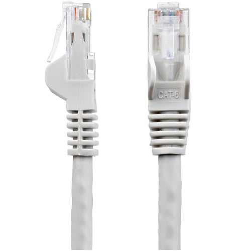 StarTech.com 10ft CAT6 Ethernet Cable - 650MHz Gigabit Networking - Snagless Gray