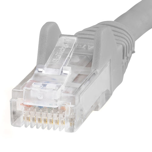 StarTech.com 10ft CAT6 Ethernet Cable - 650MHz Gigabit Networking - Snagless Gray
