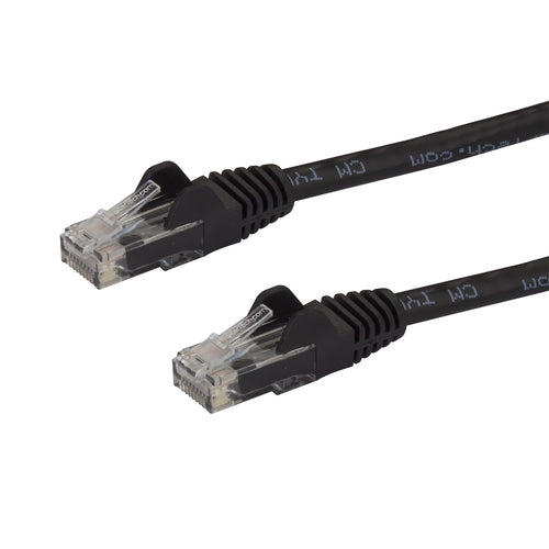 StarTech.com 15ft CAT6 Ethernet Cable - 650MHz - Snagless RJ45 Network Cord - Black