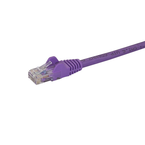 CAT6 Ethernet Cable 150ft StarTech.com Purple 250MHz 100W PoE