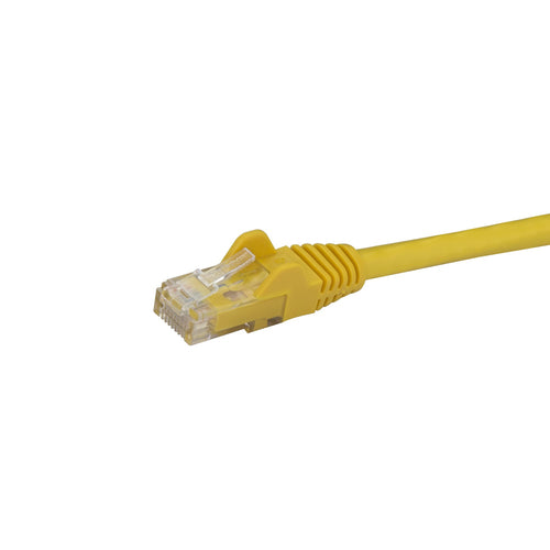 CAT6 Ethernet Cable 6 Inch Yellow 650MHz 100W PoE Snagless RJ45