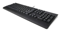 Lenovo Full-Size Wired USB Keyboard Plunger Key Switch Black