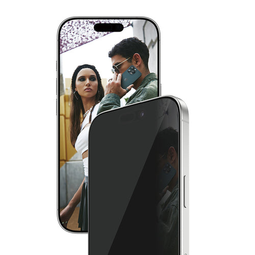 PanzerGlass SAFE. by ® 2-Way Privacy Screen Protector iPhone 17 | iPhone 16 Pro | Ultra-Wide Fit w. EasyAligner