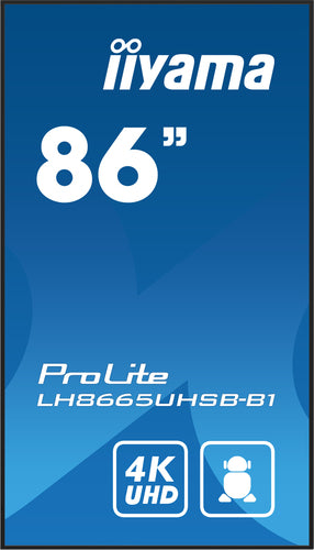 iiyama LH8665UHSB-B1 Signage Display
