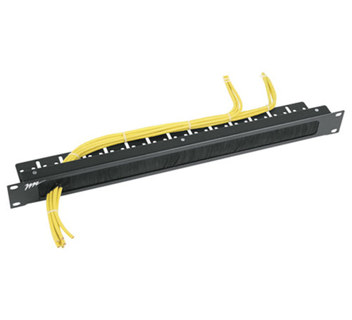 Rack Accessory Middle Atlantic BR1 Brush Panel 1U Steel Black