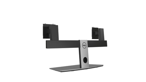 DELL Pro Dual Monitorständer MDS19 – Verstellbarer Aluminiumständer für 19-Zoll- bis 27-Zoll-Monitore