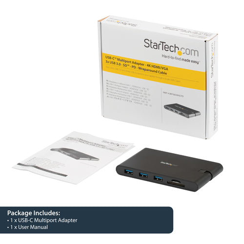 StarTech.com DKT30CHVSCPD laptop dock/port replicator