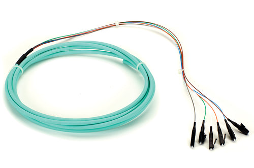 InfiniBand Fibre Optic Cable 3M OM3 6x LC Connector Black Box
