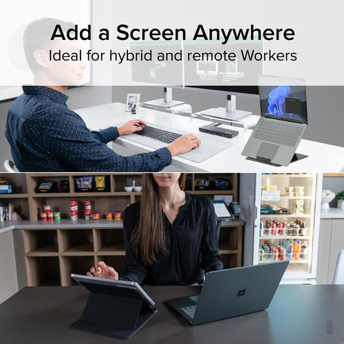 Plugable Technologies PT-STANDX Verstellbarer Laptop-Ständer – Ergonomischer Halter für Laptops & Tablets