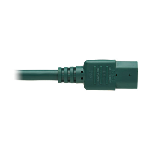 Hochleistungs-PDU-Stromkabel C13 auf C14 15A 250V 1,8 m Grün