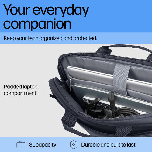 HP Everyday 14 Odyssey Gray Laptop Briefcase