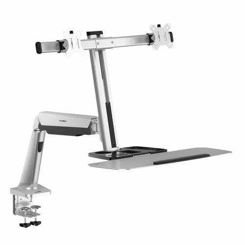 Monitor Mount Rocstor Y10N029-S1 Up to 32 Inches 15.8kg Weight Capacity Adjustable Silver