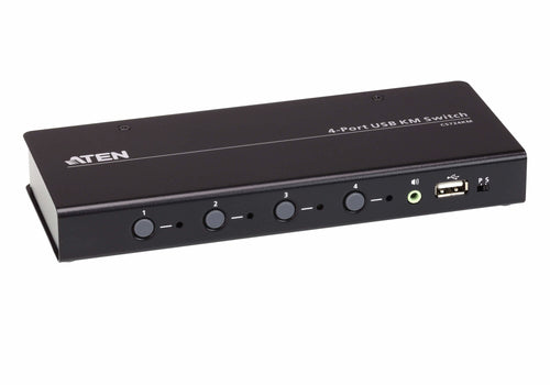 ATEN CS724KM KVM Switch – 1,69W Leistung, Schwarz