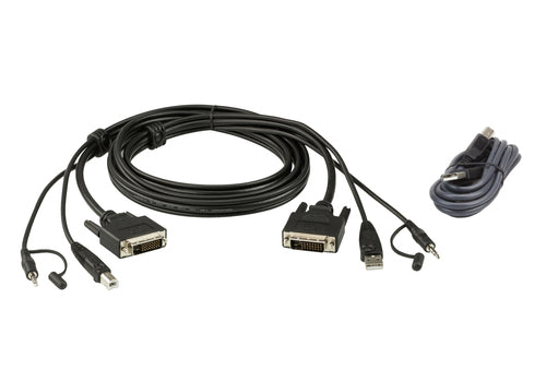 ATEN 2L-7D02UDX2 KVM-Kabel