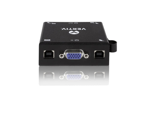 Vertiv Avocent TBR02 KVM-Switch – Unterstützung für USB, DVI-D/VGA
