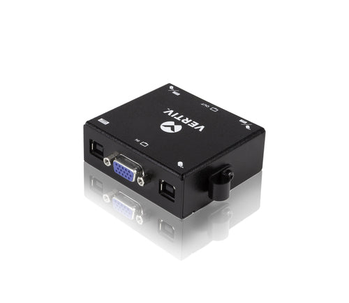 Vertiv Avocent TBR02 KVM-Switch – Unterstützung für USB, DVI-D/VGA