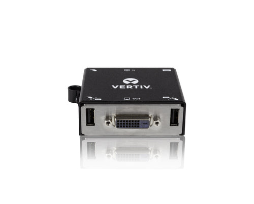Vertiv Avocent TBR02 KVM-Switch – Unterstützung für USB, DVI-D/VGA