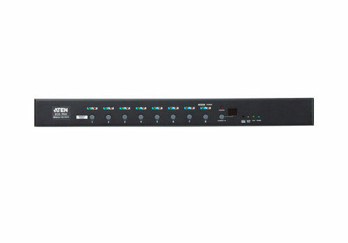 ATEN PE6108AV Power Distribution Unit (PDU) - 1U Schwarz, 8 AC-Steckdosen, Effizientes Energiemanagement
