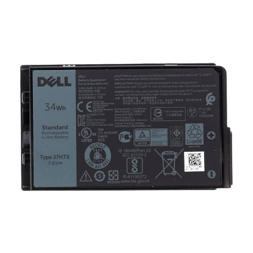 Industrial Rechargeable Battery for Dell Latitude 7212 34Whr 4342 mAh Li-Ion