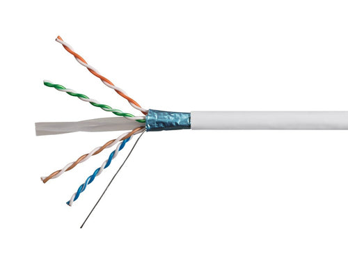 Cat6a 152.4m Networking Cable F/UTP White