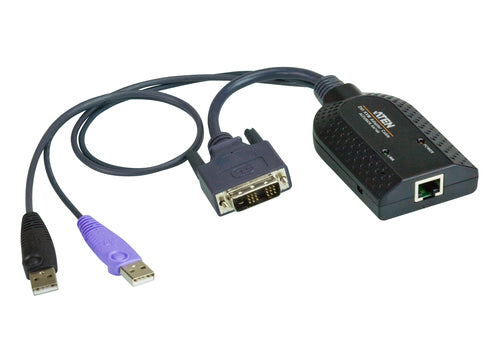 KVM Cable USB DVI-D 5.6cm ATEN KA7166 Black