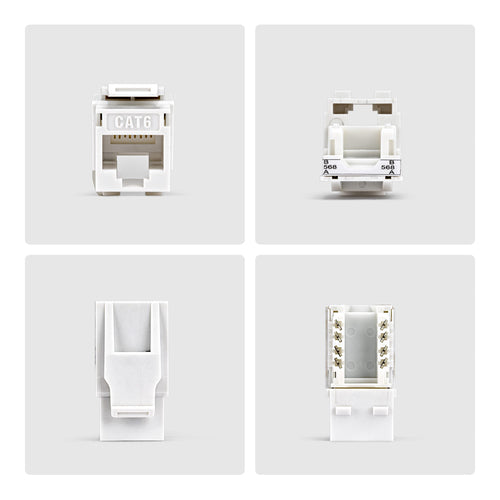 StarTech.com C6KEY110WHE24PK keystone module