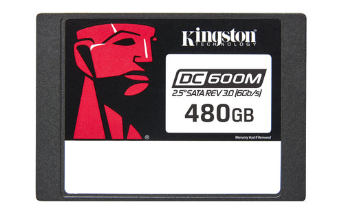 2.5 Inch SATA SSD Kingston Technology DC600M 480GB 560MB/s