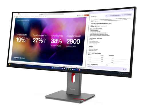 Lenovo ThinkVision P40WD-40 computer monitor