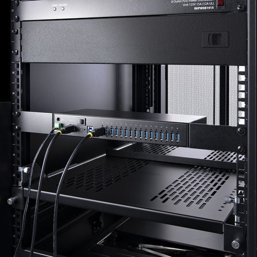 USB Hub StarTech.com 16-Port Industrial USB 3.0 5 Gbps ESD Protection 120W