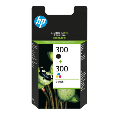 HP 300 2-pack Black/Tri-color Original Ink Cartridges ink cartridge