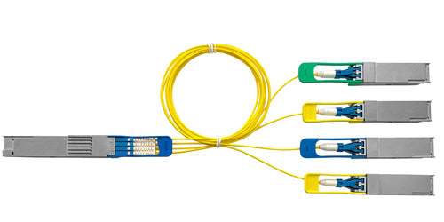 HPE Aruba Networking 4x100G FR QSFP-DD SN 2km SMF Transceiver InfiniBand/LWL-Kabel