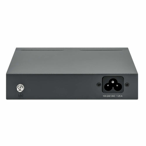 Gigabit Ethernet Network Switch Intellinet PoE Full Duplex Wall Mountable
