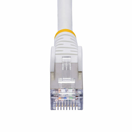 CAT8 Ethernet Cable 1ft White Snagless RJ45 25G 40G 2000MHz