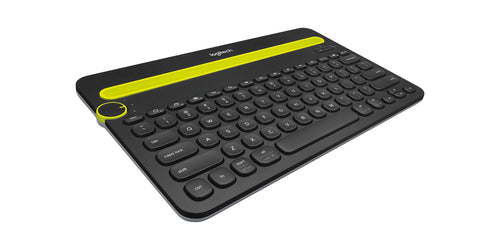 Kabellose Bluetooth Tastatur Logitech Schwarz Ergonomisches Design