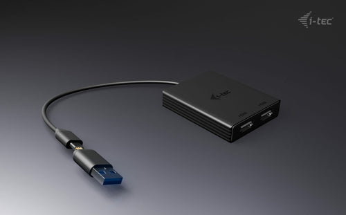 i-tec CADUAL4KDP video cable adapter