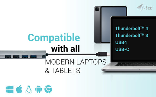i-tec C31NANOHDM2DOCPD laptop dock/port replicator