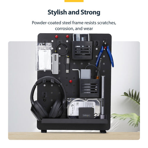 StarTech.com 1612B-DESK-PEGBOARD desk organizer set