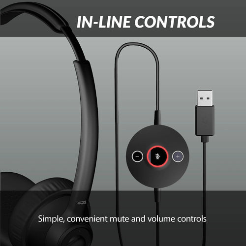Cyber Acoustics AC-304 headphones/headset