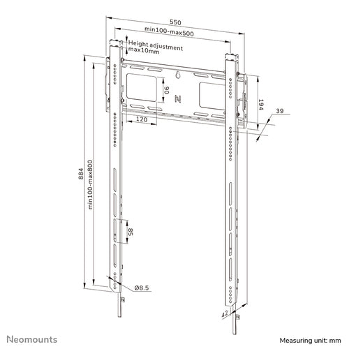Neomounts WL30-750BL18P TV mount/stand