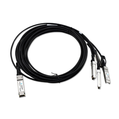 QSFP+ to 4x SFP+ Direct Attach Copper Cable 0.5m Axiom