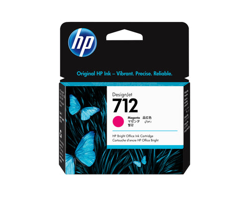 Ink Cartridge HP 712 29-ml Magenta Thermal Inkjet Compatible DesignJet T210 T230 T250 T630 T650