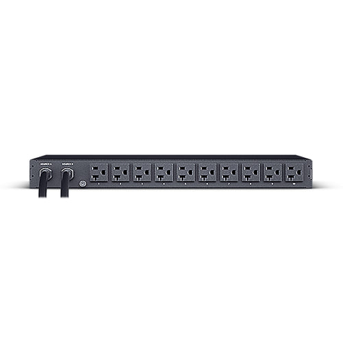CyberPower PDU24002 Metrisches Stromverteilermodul 1HE Horizontal 10 Ausgänge Schwarz